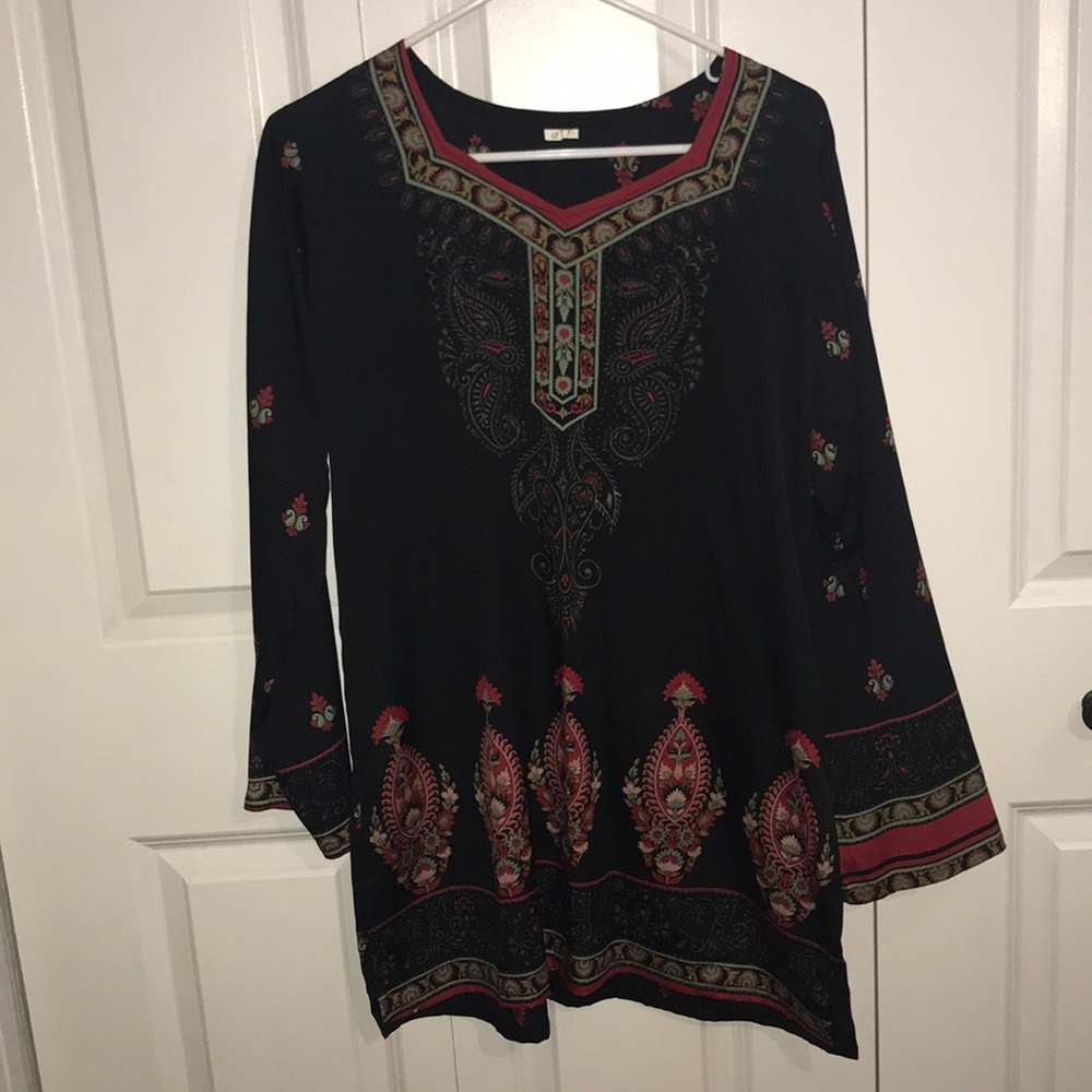 Hand made Indian silk tunic